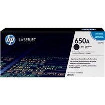HP 650A Black Original LaserJet Toner Cartridge - CE270A