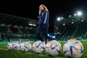 Chelsea Women Predicted Lineup - Erin Cuthbert pictured before a match