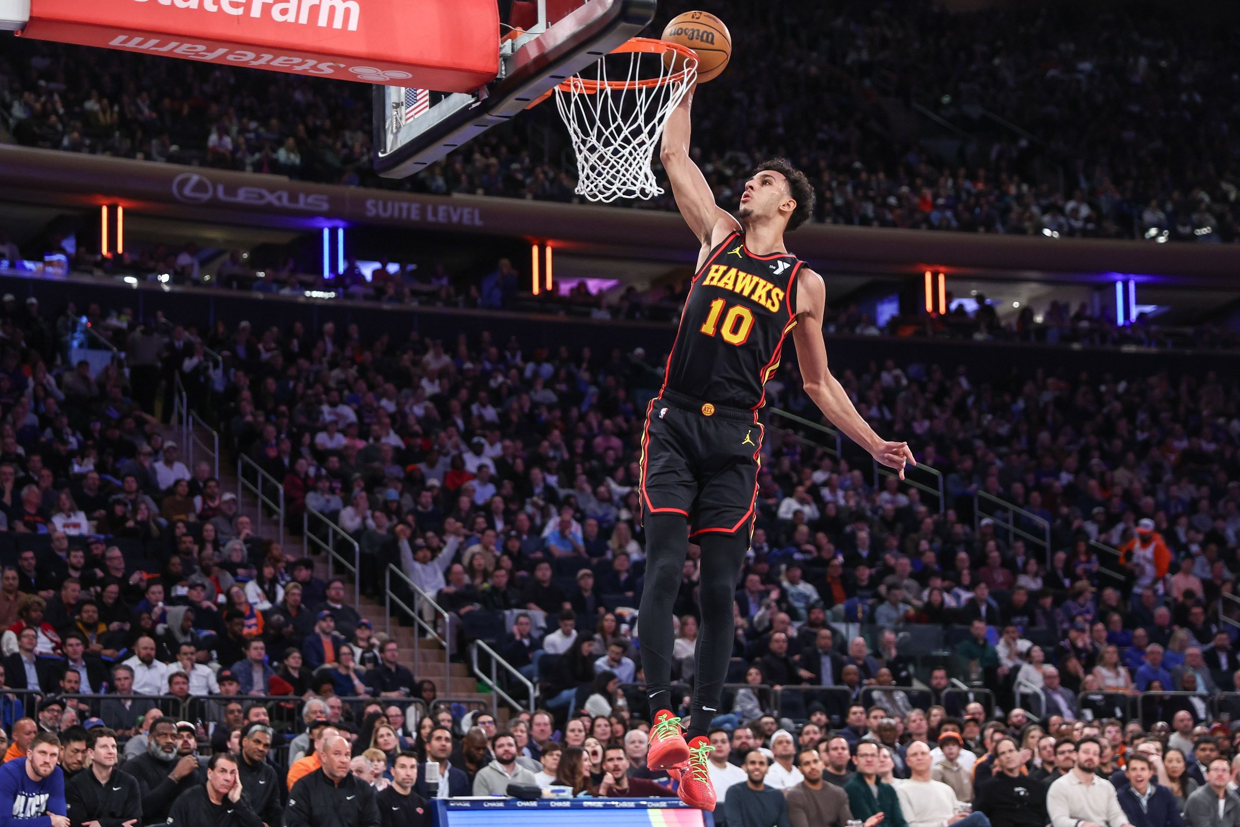 Atlanta Hawks forward Zaccharie Risacher